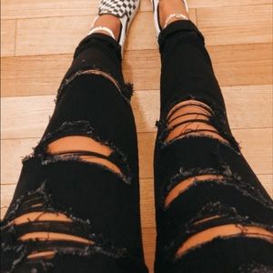 Ae ripped jeans
